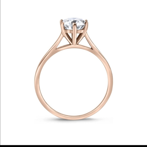 Stunning 10k Rose Gold Diamond - Picture 4 of 6